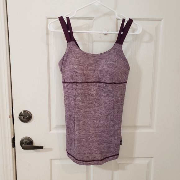 lululemon athletica Tops - Lululemon Active Strength Tank Heathered Plum / Plum